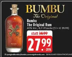Edeka Bumbu The Original Rum Angebot
