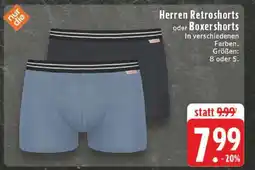 Edeka Herren Retroshorts oder Boxershorts Angebot