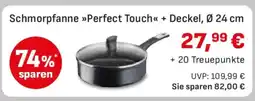 Edeka Schmorpfanne Perfect Touch + Deckel, Ø 24 cm Angebot
