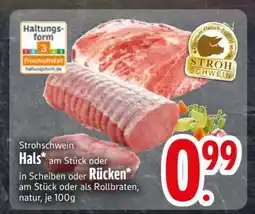 Edeka Strohschwein Hals oder Rücken Angebot