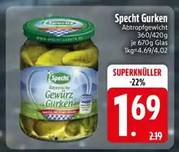 Edeka Specht Gurken Angebot