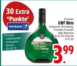 Edeka Franken GWF Wein Angebot