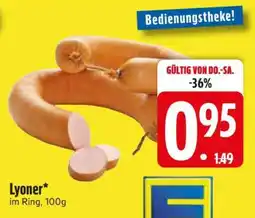 Edeka Lyoner Angebot