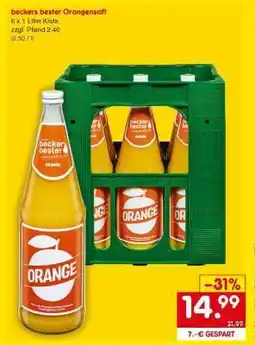 Netto Marken-Discount beckers bester Orangensaft Angebot