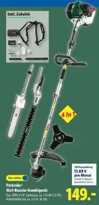 Lidl Parkside 4in1-Benzin-Kombigerät Angebot