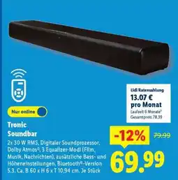 Lidl Tronic Soundbar Angebot