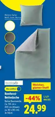 Lidl Renforcé-Bettwäsche Angebot