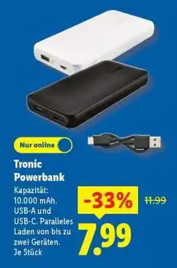 Lidl Tronic Powerbank Angebot