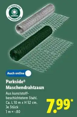 Lidl Parkside Maschendrahtzaun Angebot