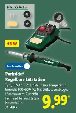 Lidl Parkside Regelbare Lötstation Angebot