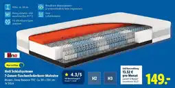 Lidl Hn8 Schlafsysteme 7-Zonen Taschenfederkern-Matratze Angebot