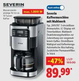Lidl SEVERIN Kaffeemaschine mit Mahlwerk Angebot