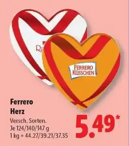Lidl Ferrero Herz Angebot