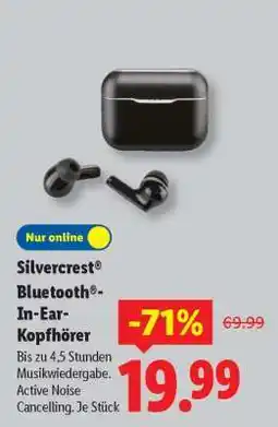 Lidl Silvercrest Bluetooth -In-Ear-Kopfhörer Angebot