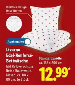 Lidl Livarno Edel-Renforcé-Bettwäsche Angebot