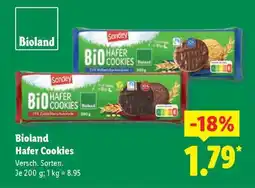 Lidl Bioland Hafer Cookies Angebot