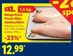 Lidl Metzgerfrisch Frische Hähnchenbrustfilets Angebot