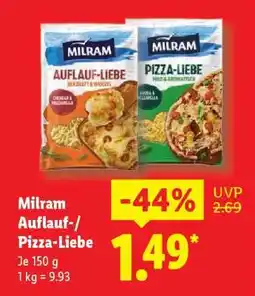 Lidl Milram Auflauf-/ Pizza -Liebe Angebot