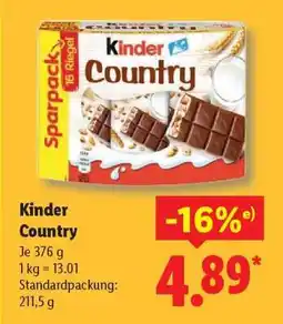 Lidl Kinder Country Angebot