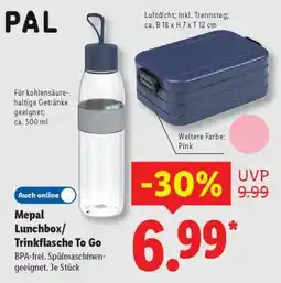 Lidl Mepal Lunchbox/Trinkflasche To Go Angebot