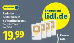 Lidl Parkside Performance 4 Vliesfilterbeutel Angebot