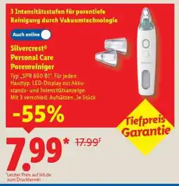 Lidl SILVERCREST PERSONAL CARE Porenreiniger Angebot