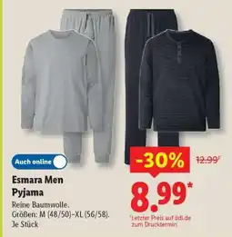 Lidl Esmara Men Pyjama Angebot