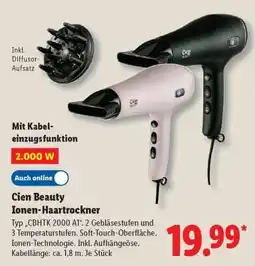 Lidl Cien Beauty Ionen-Haartrockner Angebot