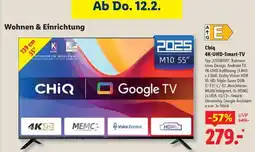Lidl Chiq 4K-UHD-Smart-TV Angebot