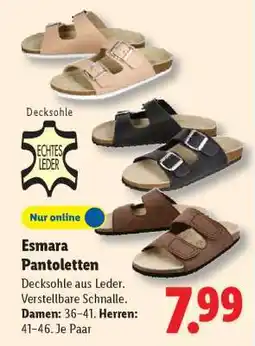 Lidl Esmara Pantoletten Angebot