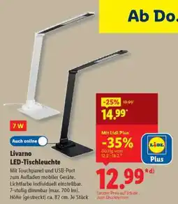 Lidl Livarno LED-Tischleuchte Angebot