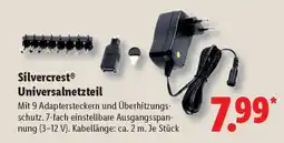 Lidl SILVERCREST Universalnetzteil Angebot