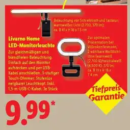 Lidl LIVARNO home LED-Monitorleuchte Angebot