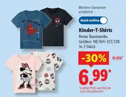 Lidl Kinder- T-Shirts Angebot