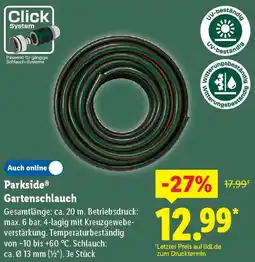 Lidl Parkside Gartenschlauch Angebot