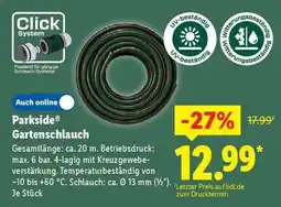 Lidl Parkside Gartenschlauch Angebot
