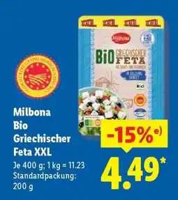 Lidl Milbona Bio Griechischer Feta XXL Angebot