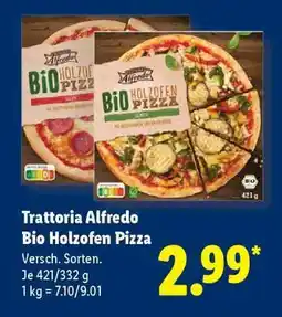 Lidl Trattoria Alfredo Bio Holzofen Pizza Angebot