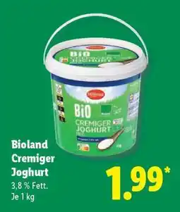 Lidl Bioland Cremiger Joghurt Angebot