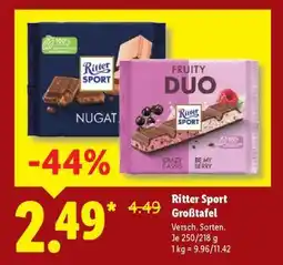 Lidl Ritter Sport Großtafel Angebot