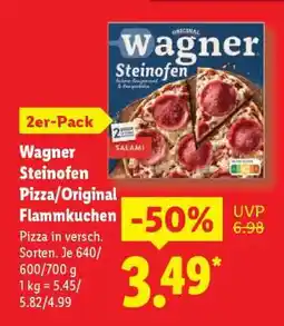 Lidl Wagner Steinofen Pizza/Original Flammkuchen Angebot