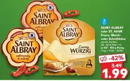 Kaufland SAINT ALBRAY oder ST. AGUR Franz. Weich- oder Schnittkäse Angebot