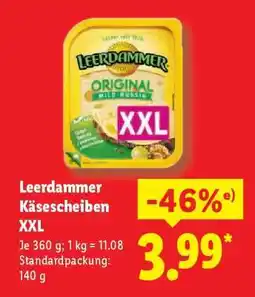 Lidl Leerdammer Käsescheiben XXL Angebot