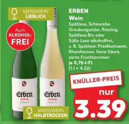 Kaufland ERBEN Wein Angebot
