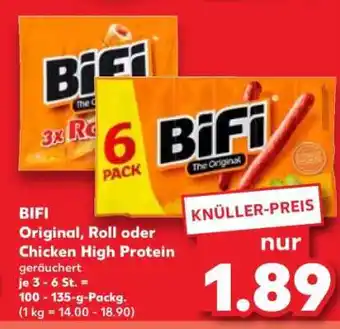 Kaufland BIFI Original, Roll oder Chicken High Protein Angebot