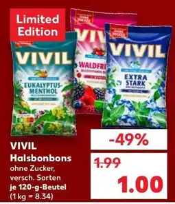 Kaufland VIVIL Halsbonbons Angebot