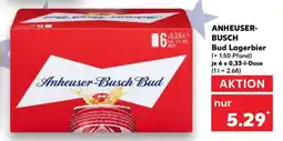 Kaufland ANHEUSER-BUSCH Bud Lagerbier Angebot