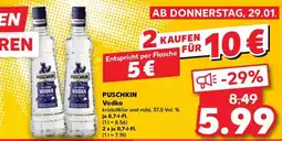 Kaufland Puschkin Vodka Angebot