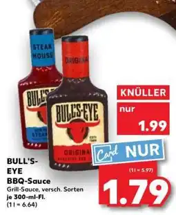 Kaufland BULL'S EYE BBQ-Sauce Angebot