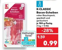 Kaufland K-CLASSIC Bacon-Scheiben Angebot